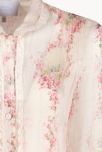 Circle Of Roses Chiffon Shirt