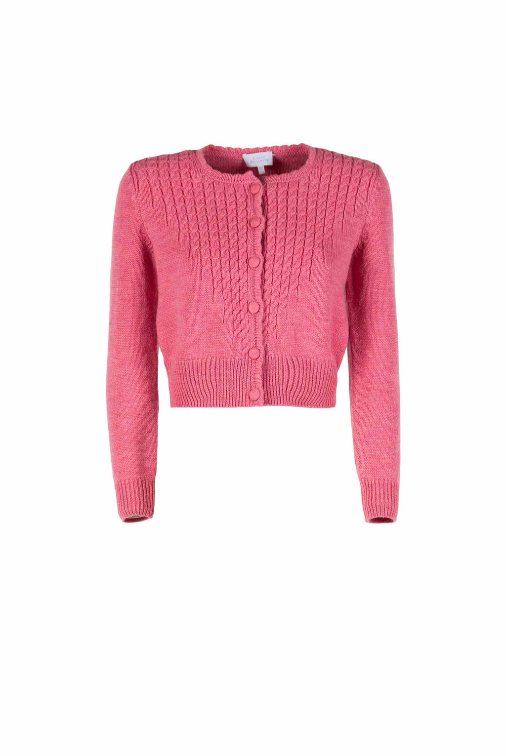 Cardigan a trecce con bottoni