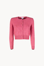 Cable Knit Cardigan With Buttons