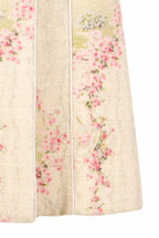 Cappotto in lana Circle Of Roses con lurex