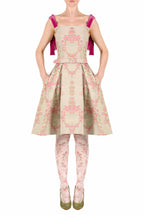 Brocade Mini Dress