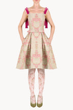 Brocade Mini Dress
