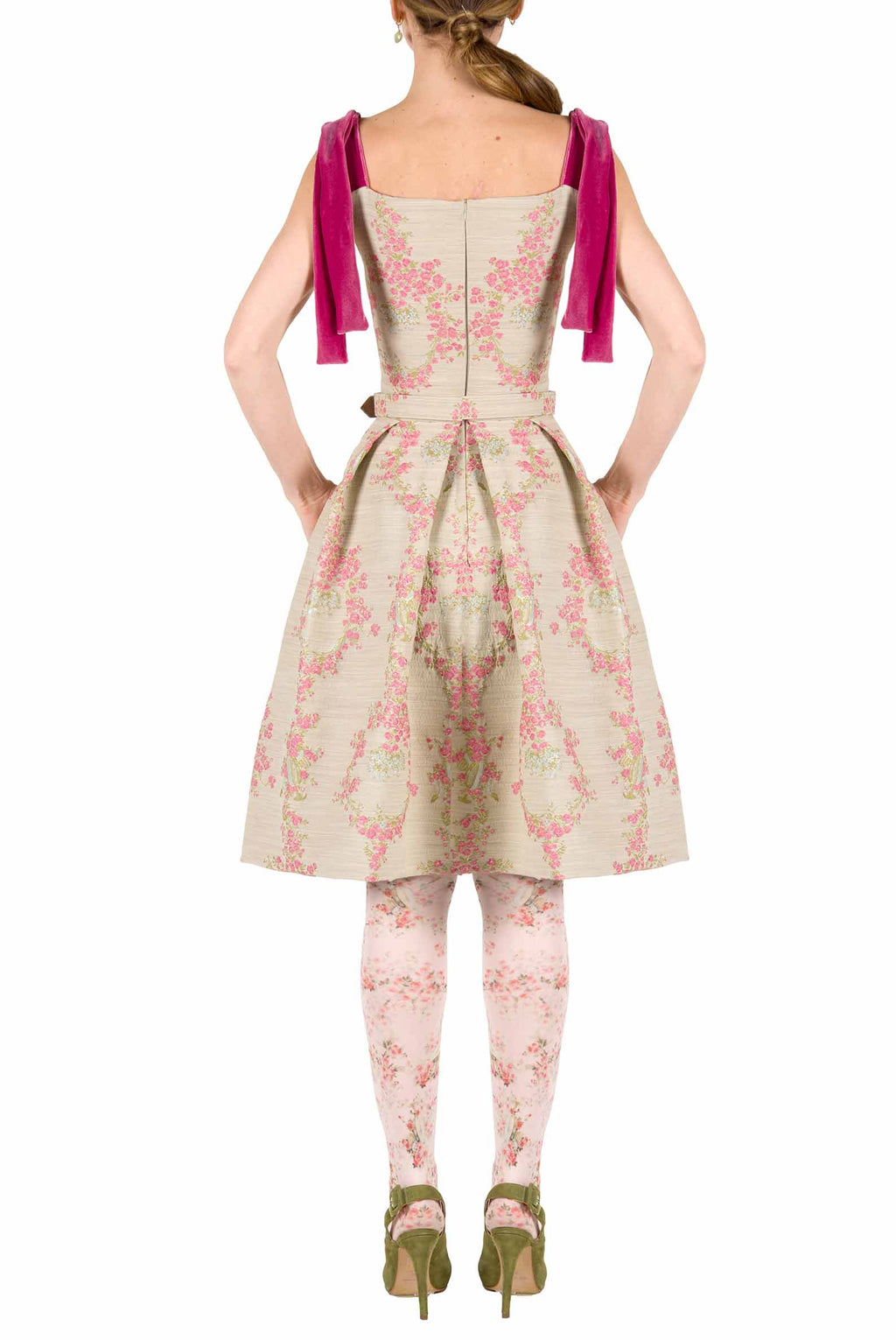 Brocade Mini Dress