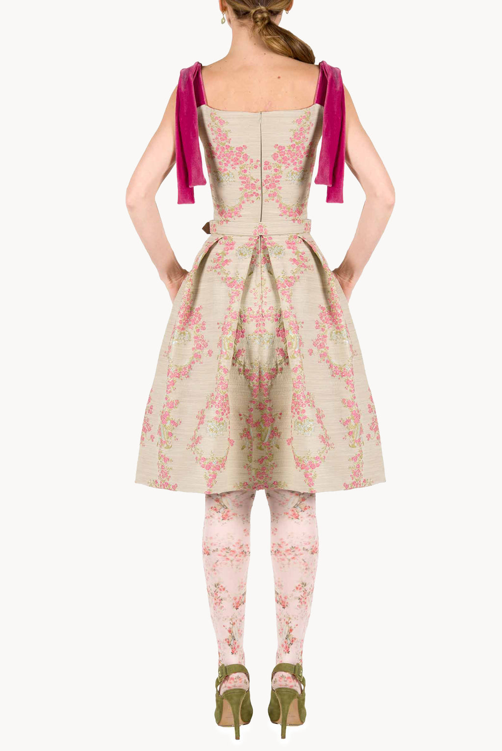 Brocade Mini Dress