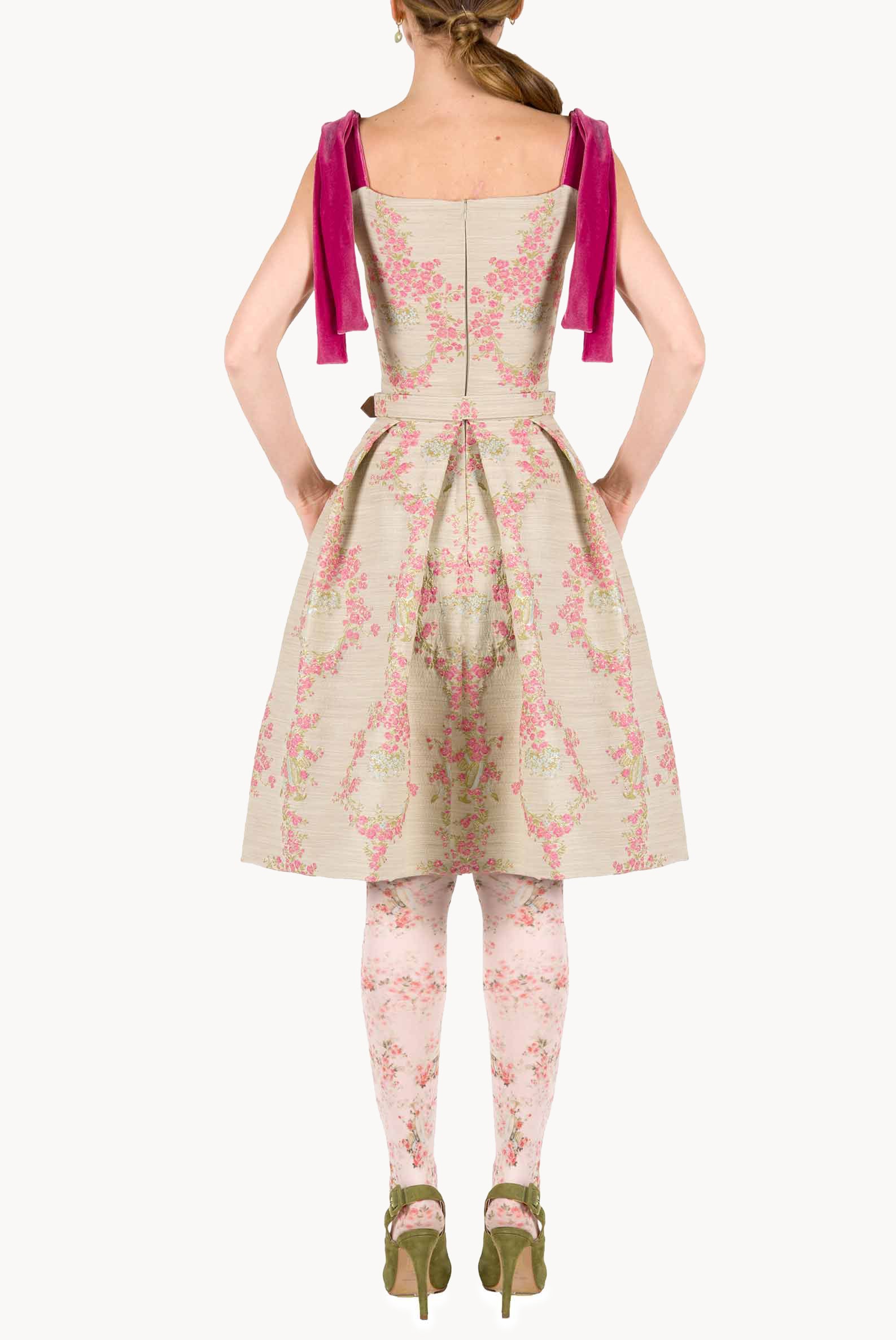 Brocade Mini Dress