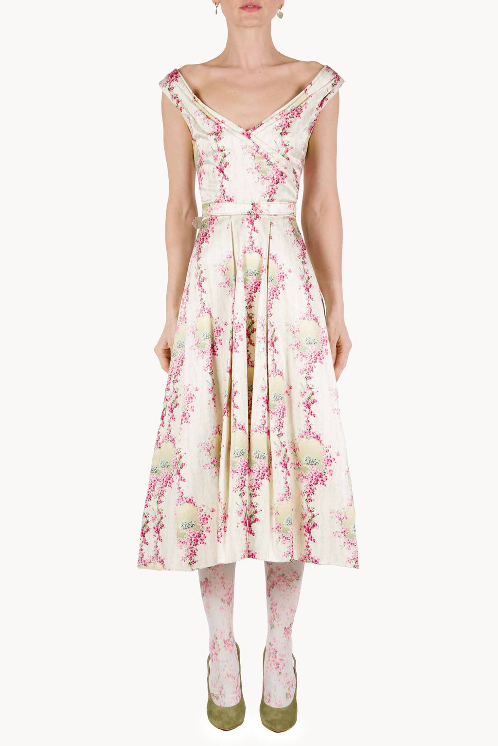 Duchesse Dress Wide Neckline