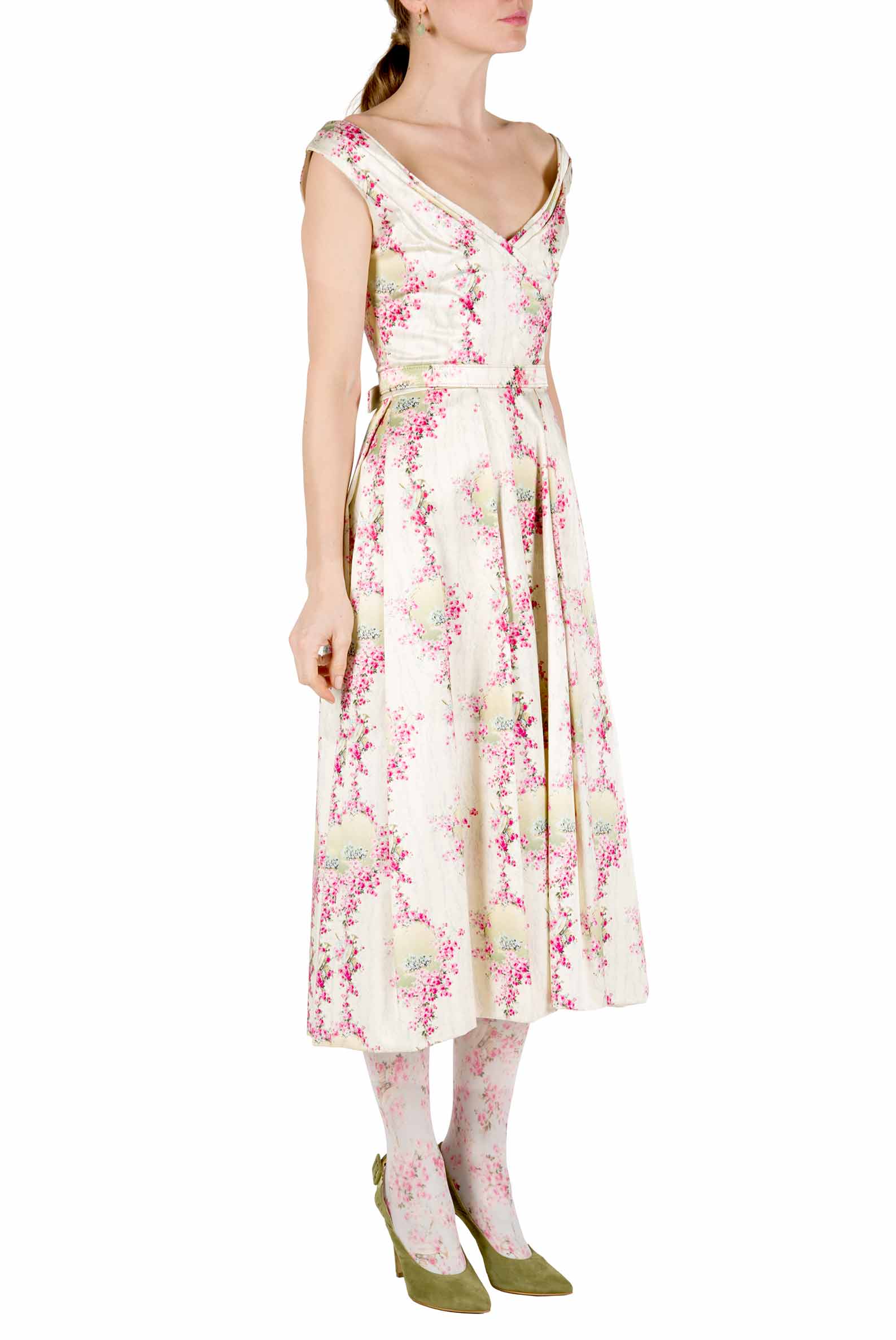 Duchesse Dress Wide Neckline