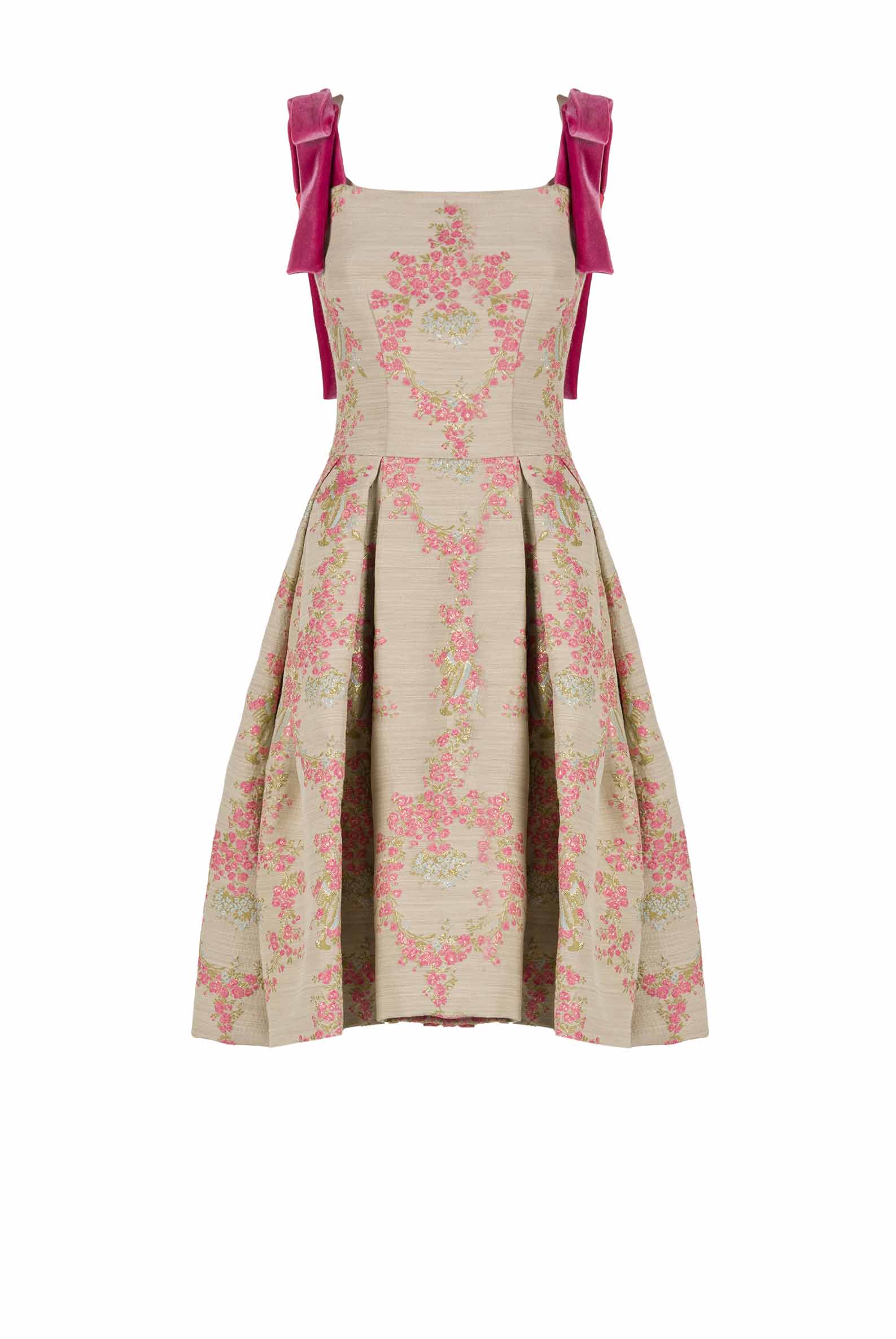 Mini abito in broccato