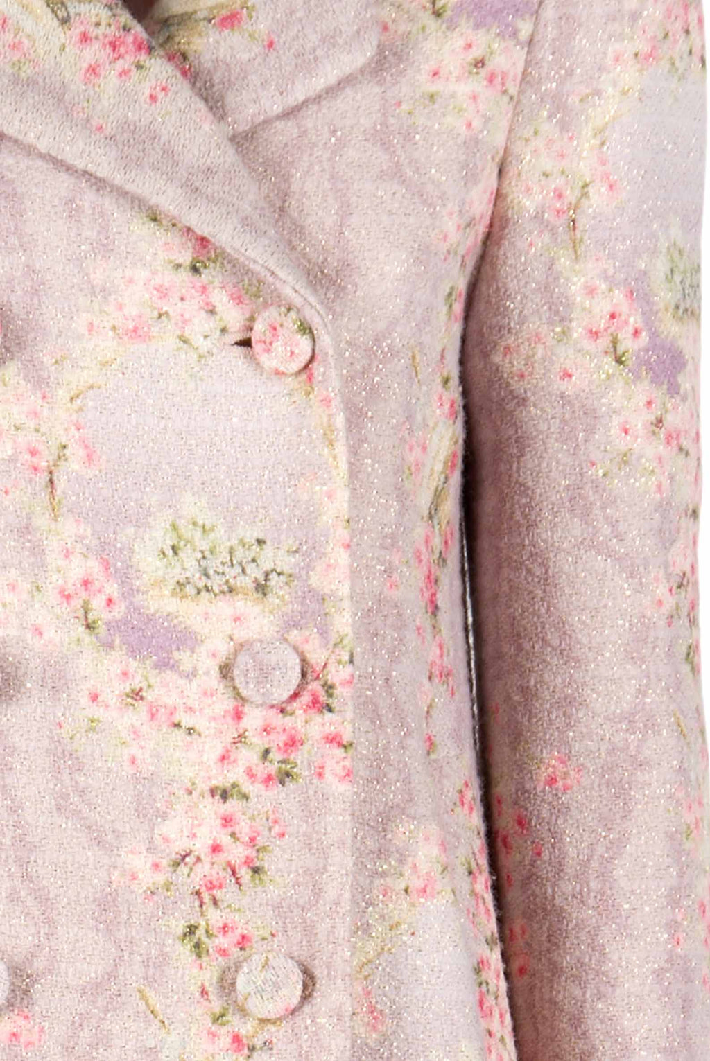 Giacca in lana stampata Circle Of Roses