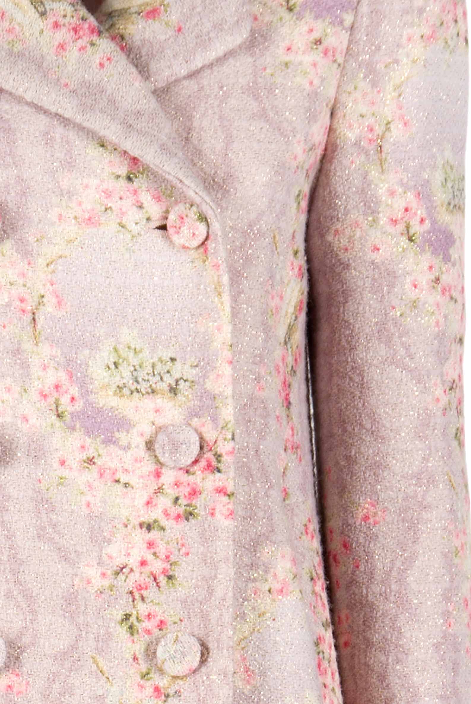Giacca in lana stampata Circle Of Roses