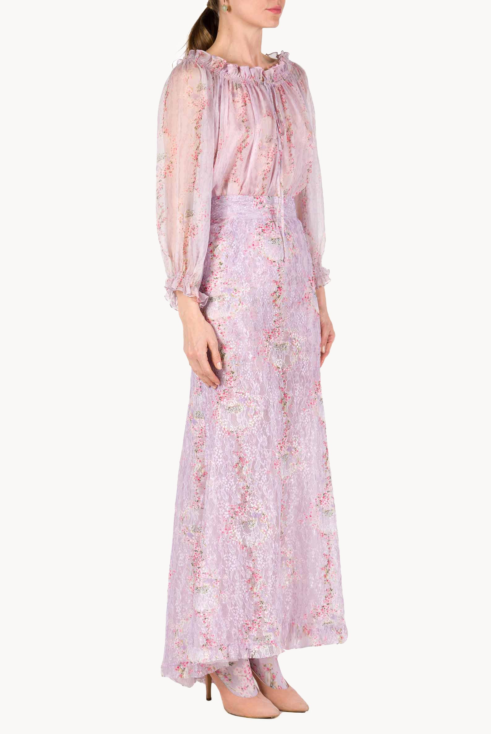 Lace Circle Of Roses Skirt
