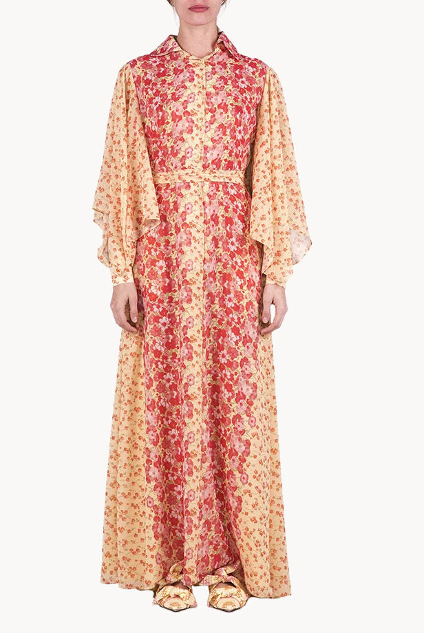 Floral Georgette Kaftan