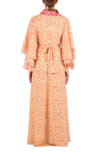 Kaftano in georgette floreale