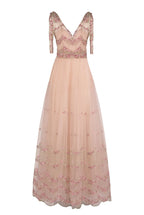 Abito da ballo in tulle ricamato
