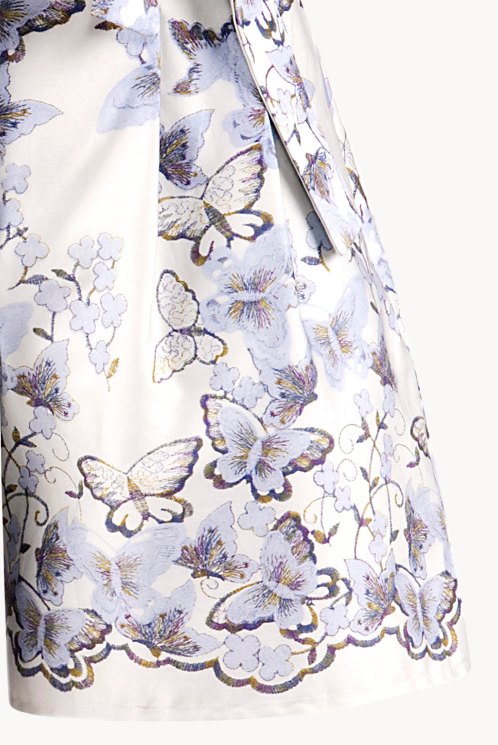 Butterfly Poplin Printed Shorts
