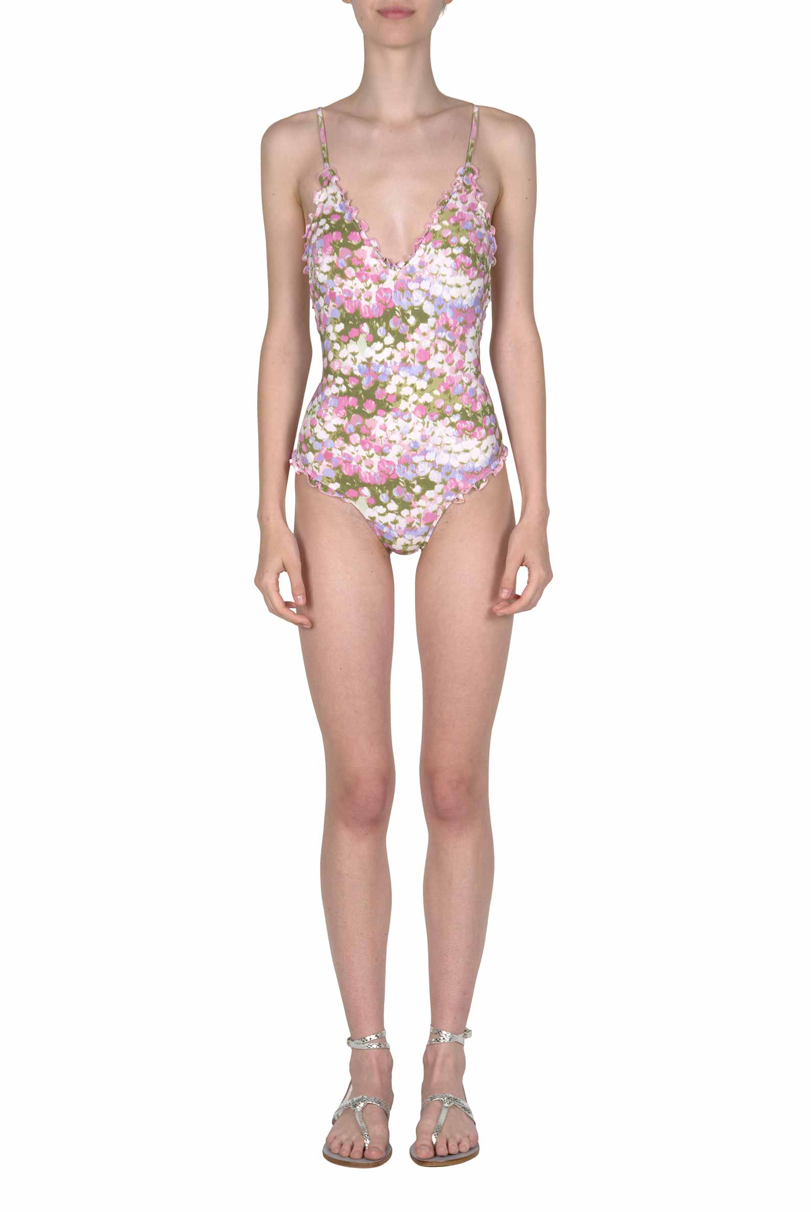 Costume intero rosa Monet
