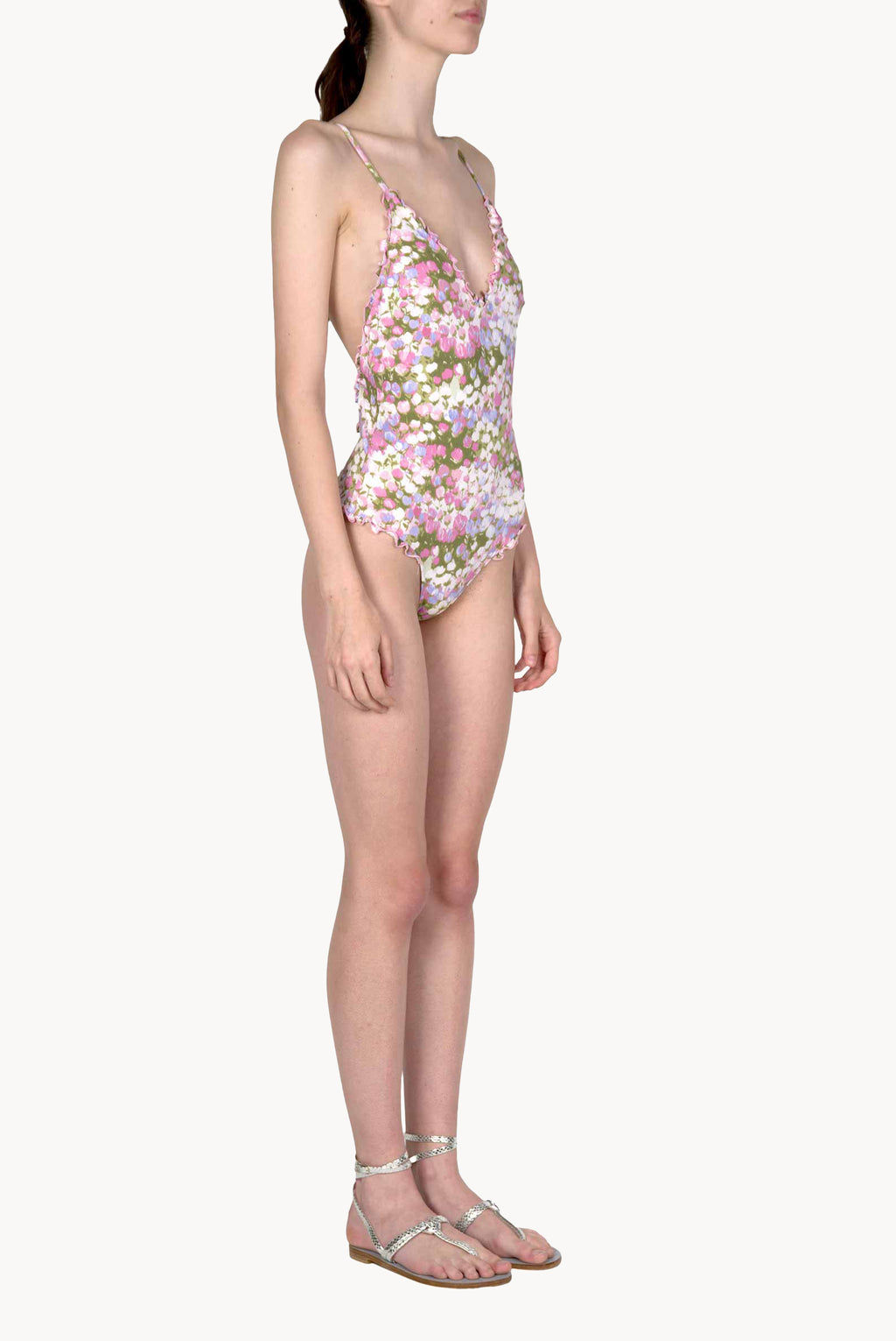 One Piece Pink Monet Swimsuit