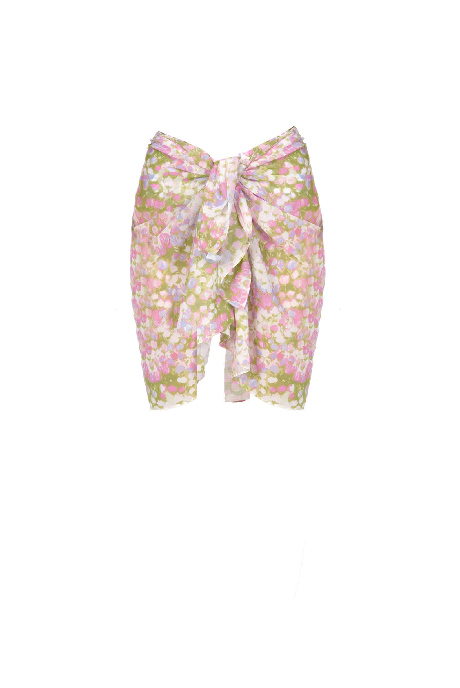 Pareo corto Monet rosa