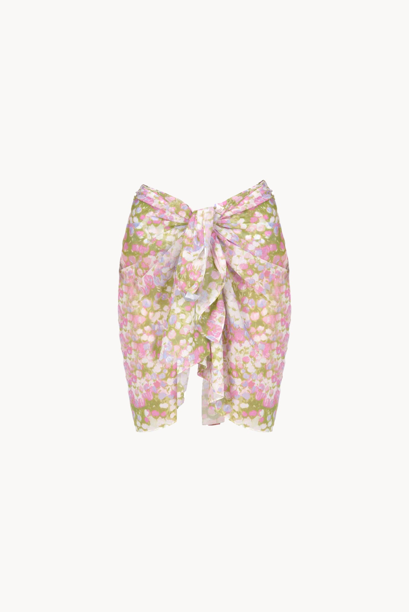 Pareo corto Monet rosa