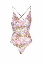 Costume intero rosa Monet