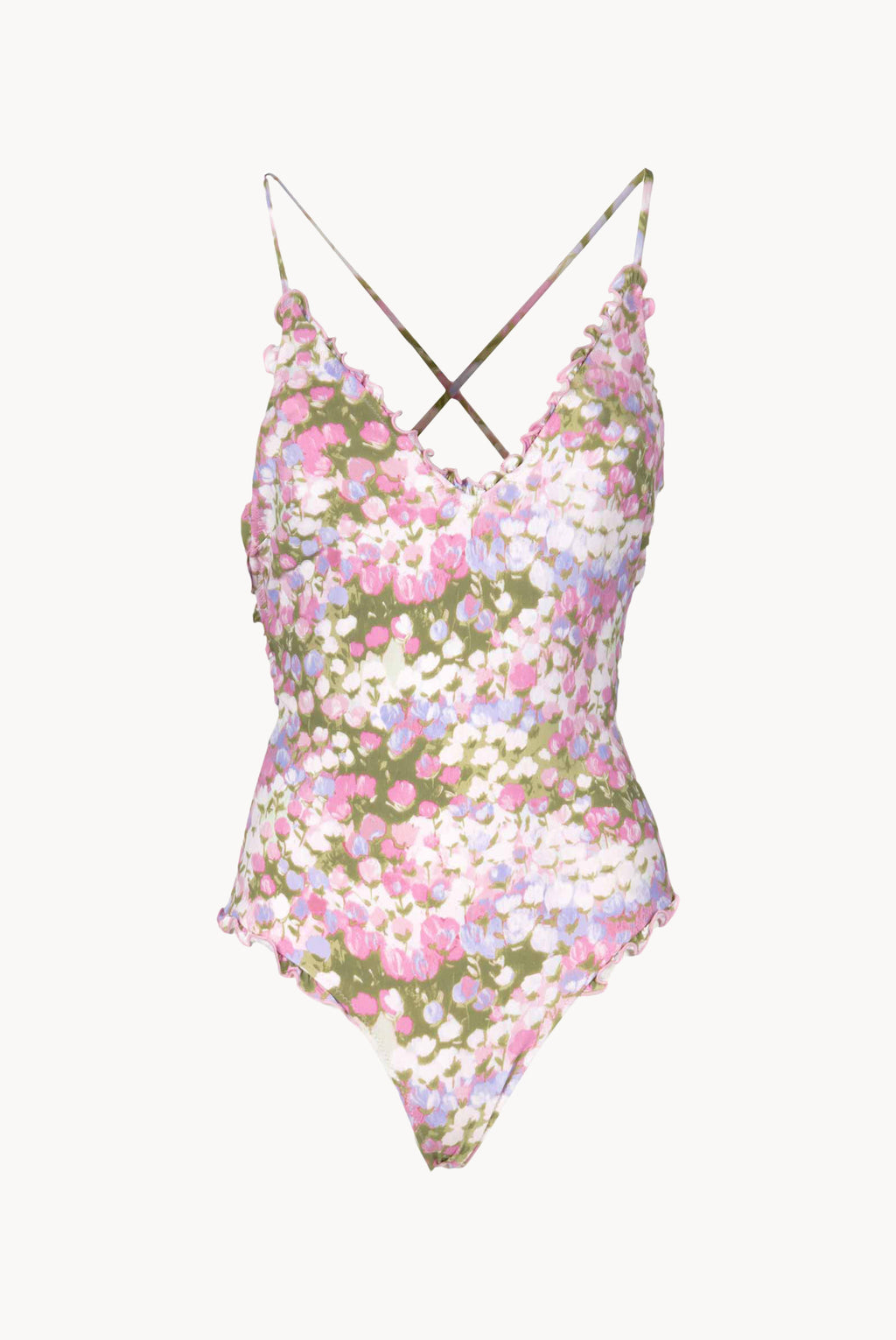 One Piece Pink Monet Swimsuit