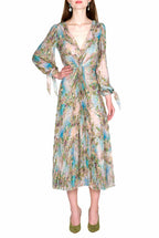 Floral Print Chiffon Dress