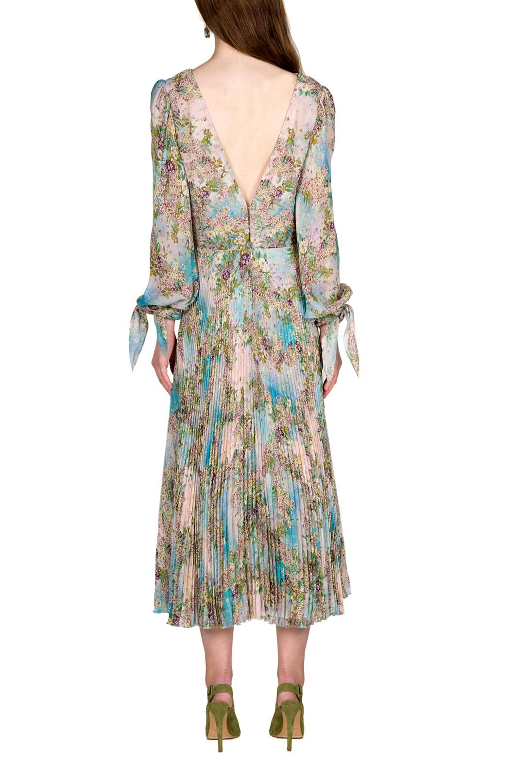 Floral Print Chiffon Dress