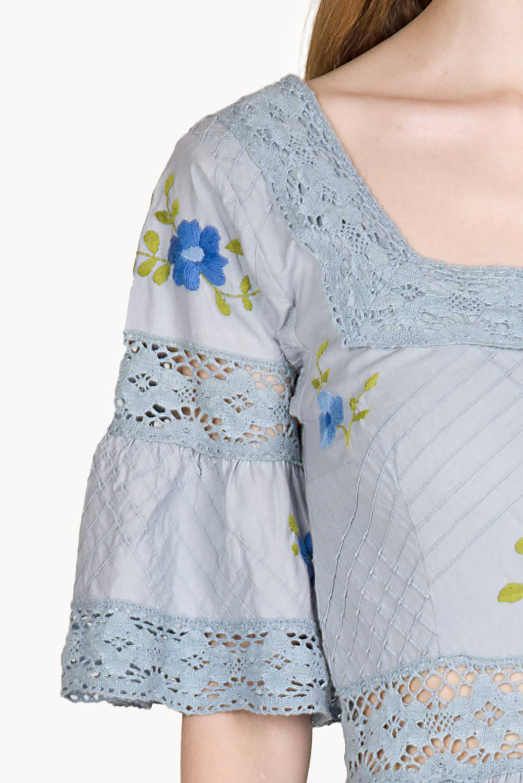 Floral Lace Cut Out Dress
