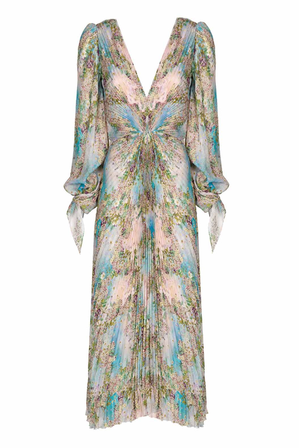 Floral Print Chiffon Dress