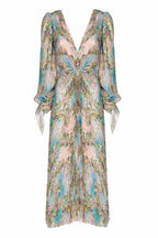 Floral Print Chiffon Dress