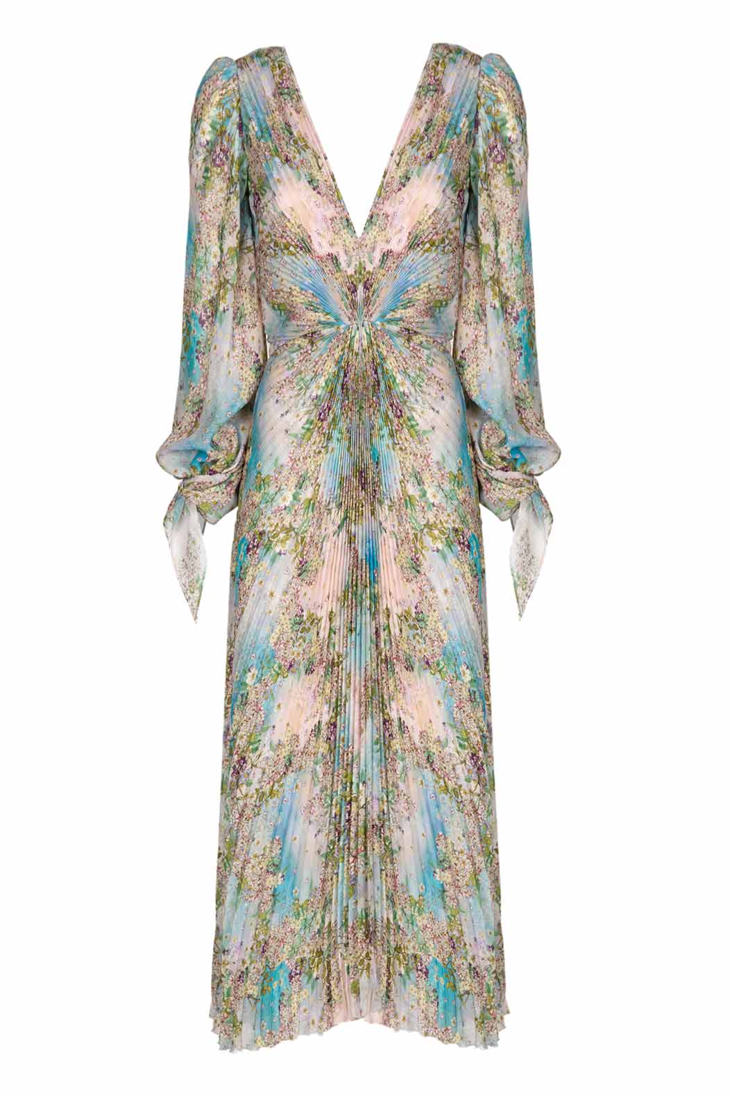 Floral Print Chiffon Dress