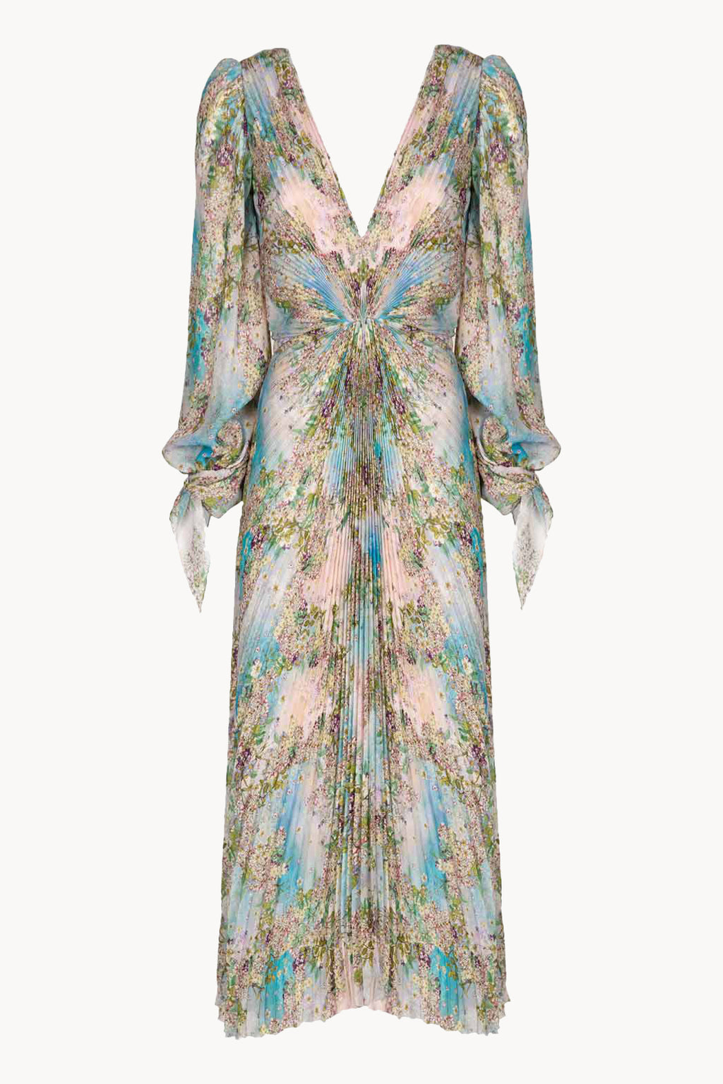Floral Print Chiffon Dress