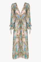 Floral Print Chiffon Dress