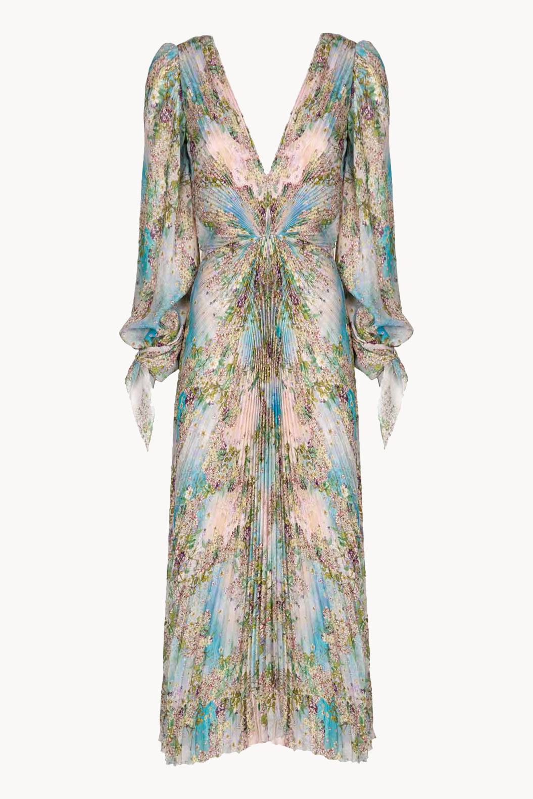 Floral Print Chiffon Dress