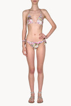 Bikini triangolo e slip rosa Monet