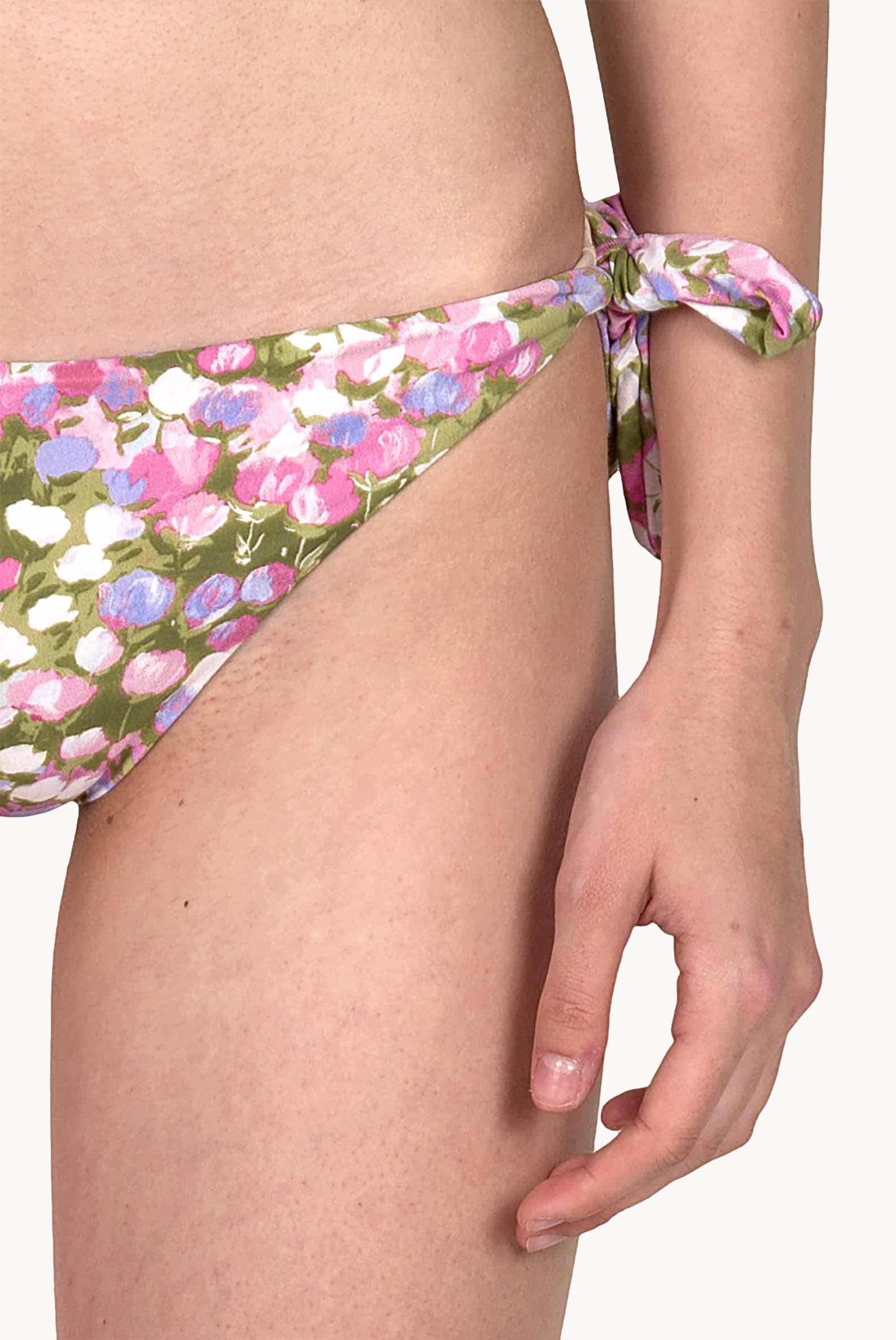Bikini triangolo e slip rosa Monet