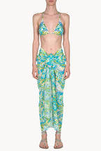 Triangle And Slip Bikini Blue Monet
