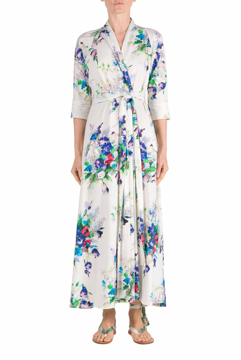 Vestito Luisa in jersey con stampa floreale