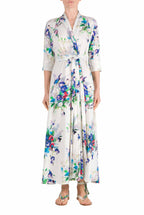 Vestito Luisa in jersey con stampa floreale