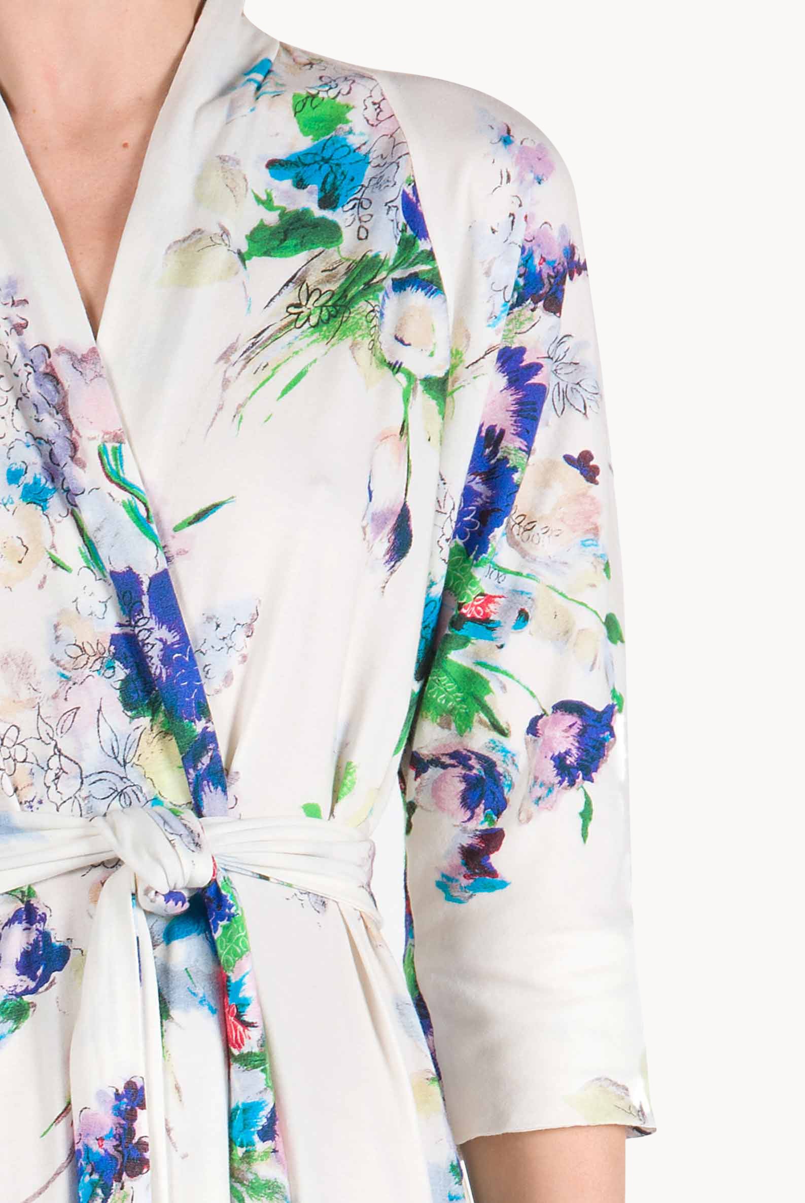 Vestito Luisa in jersey con stampa floreale