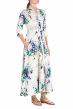 Vestito Luisa in jersey con stampa floreale