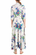 Vestito Luisa in jersey con stampa floreale