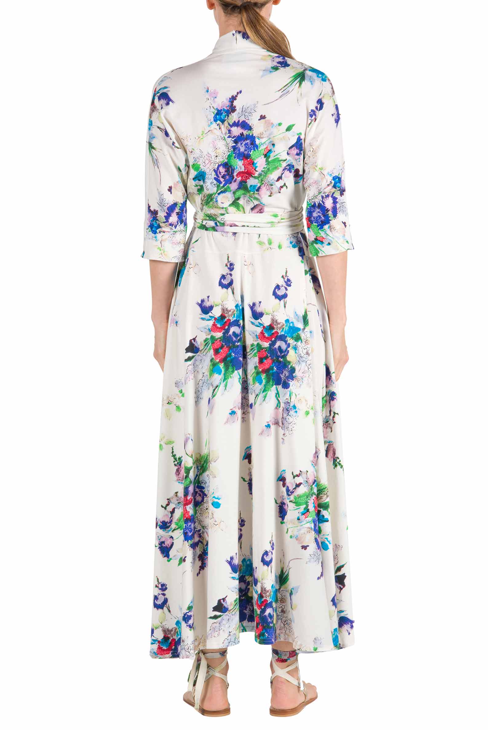 Vestito Luisa in jersey con stampa floreale