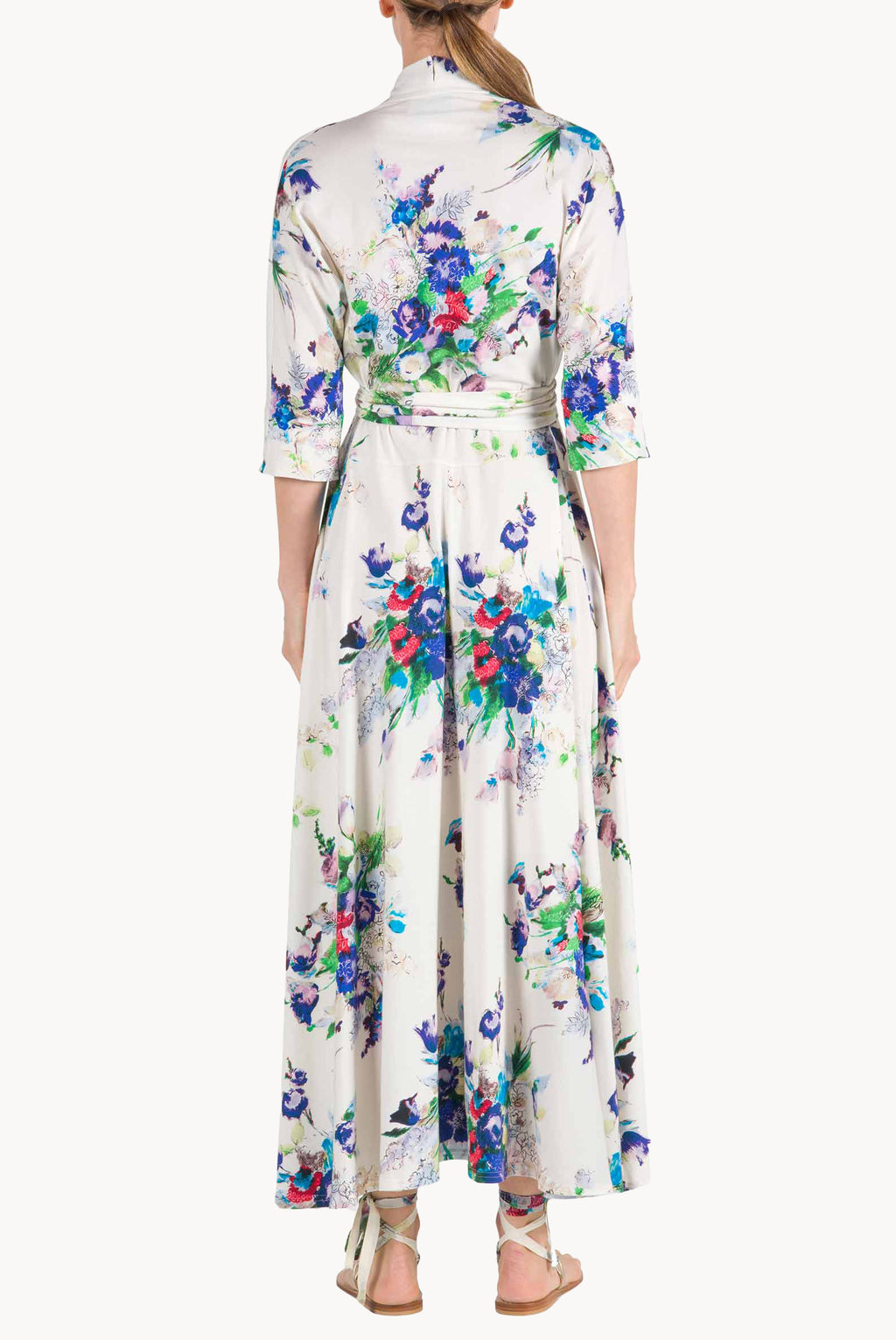 Vestito Luisa in jersey con stampa floreale