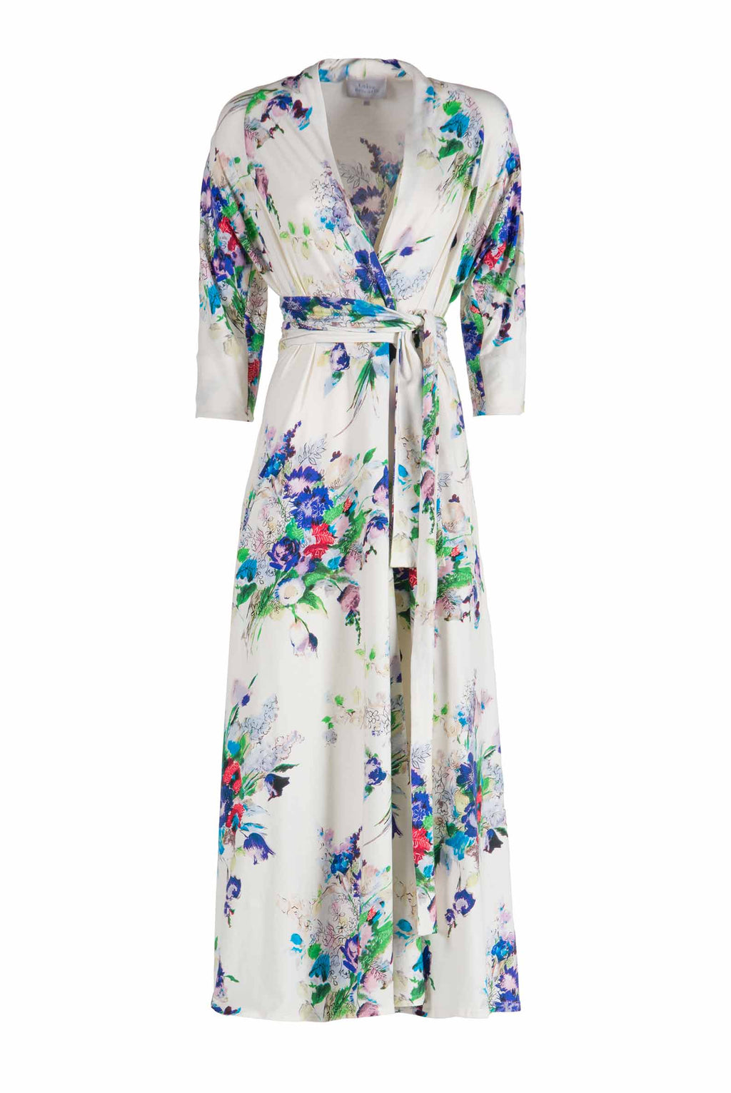 Vestito Luisa in jersey con stampa floreale