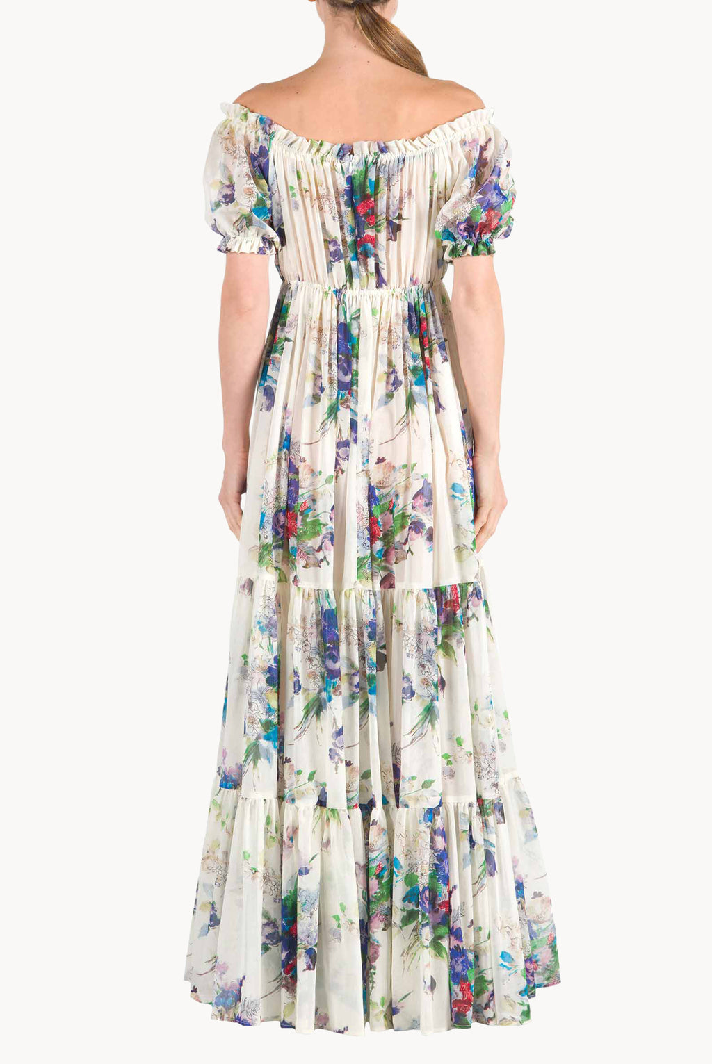 Floral Bouquet Printed Dress