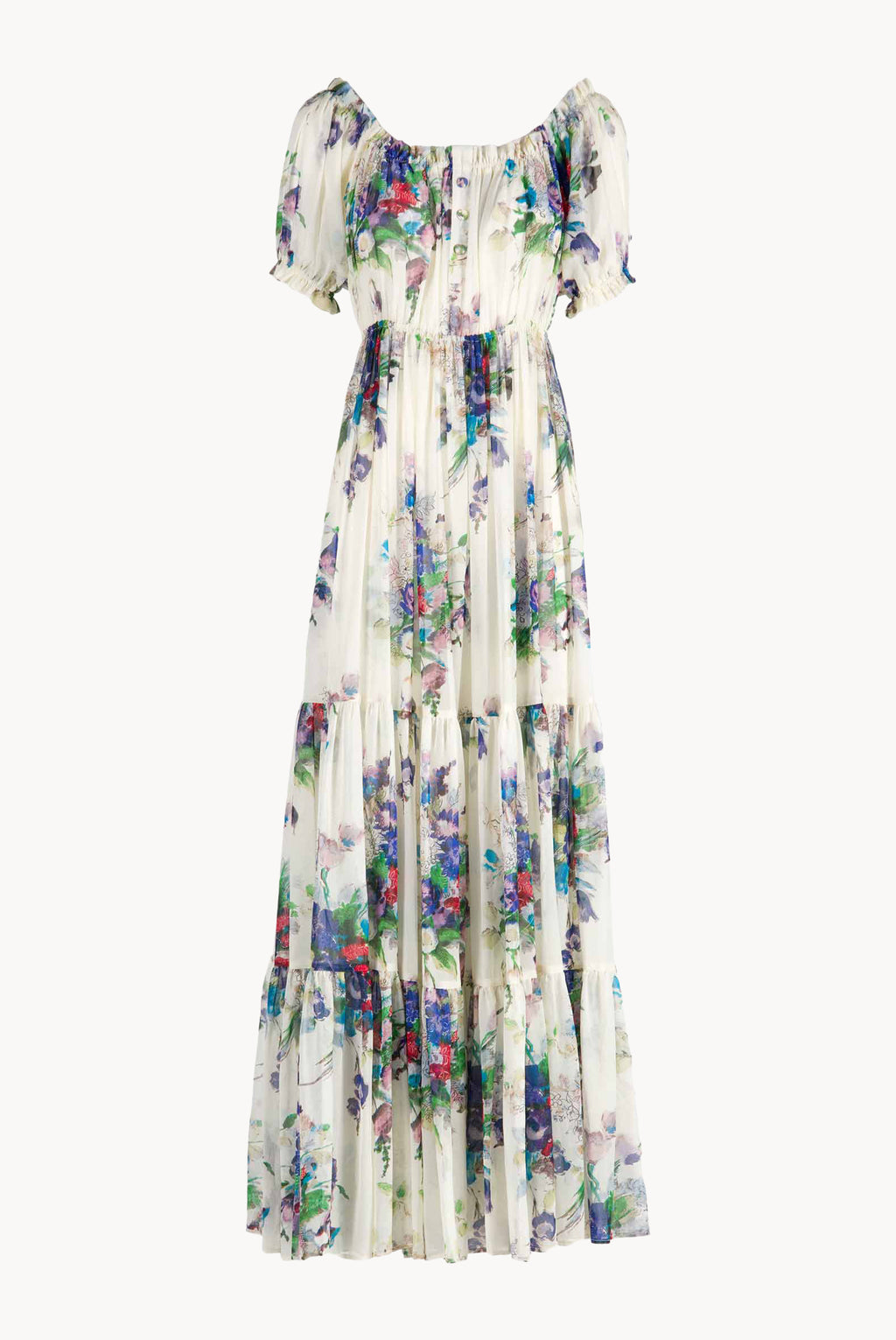 Floral Bouquet Printed Dress