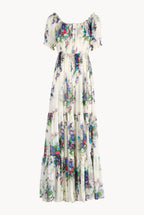 Floral Bouquet Printed Dress
