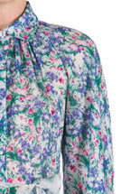 Vestito Carla Maria in georgette con stampa floreale