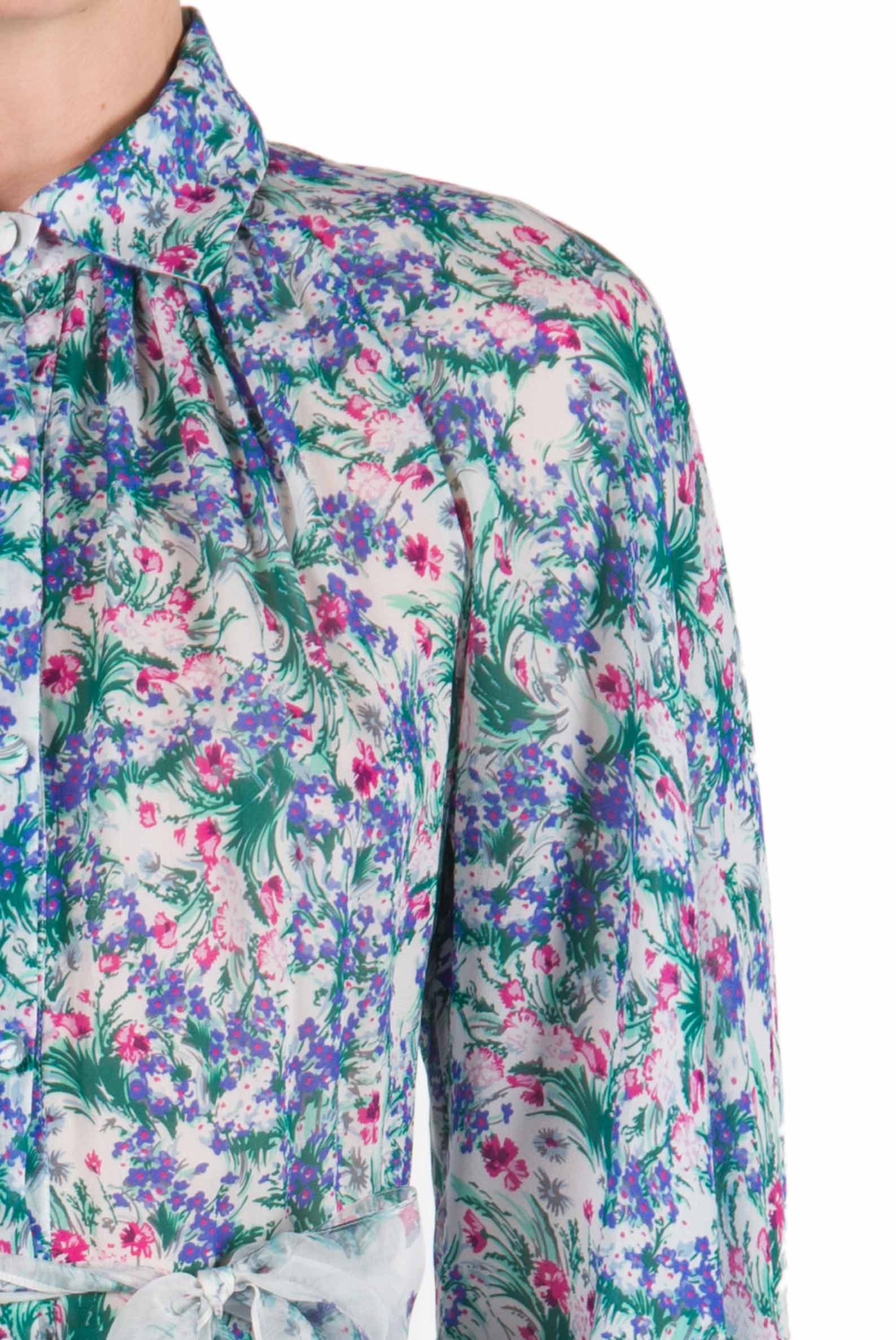 Vestito Carla Maria in georgette con stampa floreale